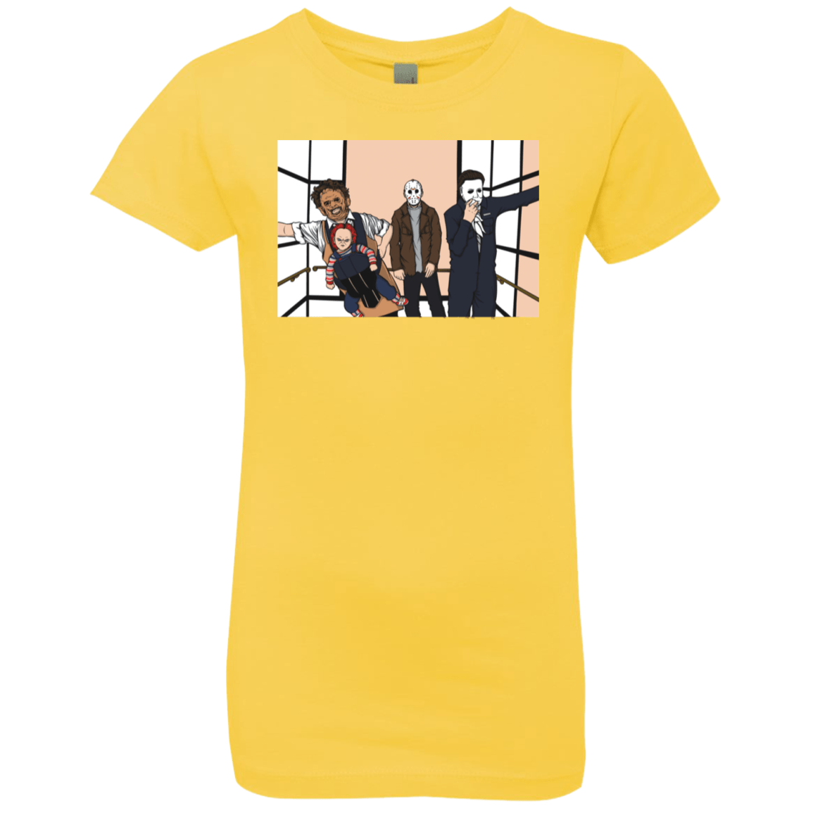 T-Shirts Vibrant Yellow / YXS Horror Pack Girls Premium T-Shirt