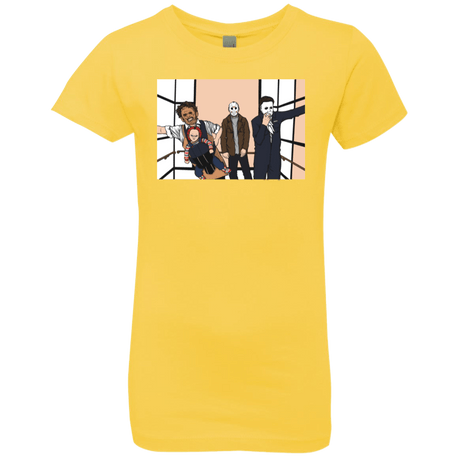 T-Shirts Vibrant Yellow / YXS Horror Pack Girls Premium T-Shirt