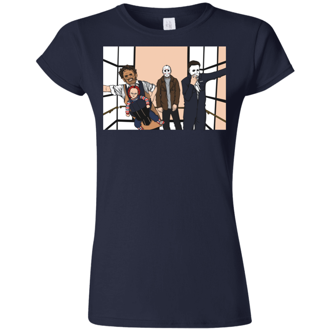 T-Shirts Navy / S Horror Pack Junior Slimmer-Fit T-Shirt