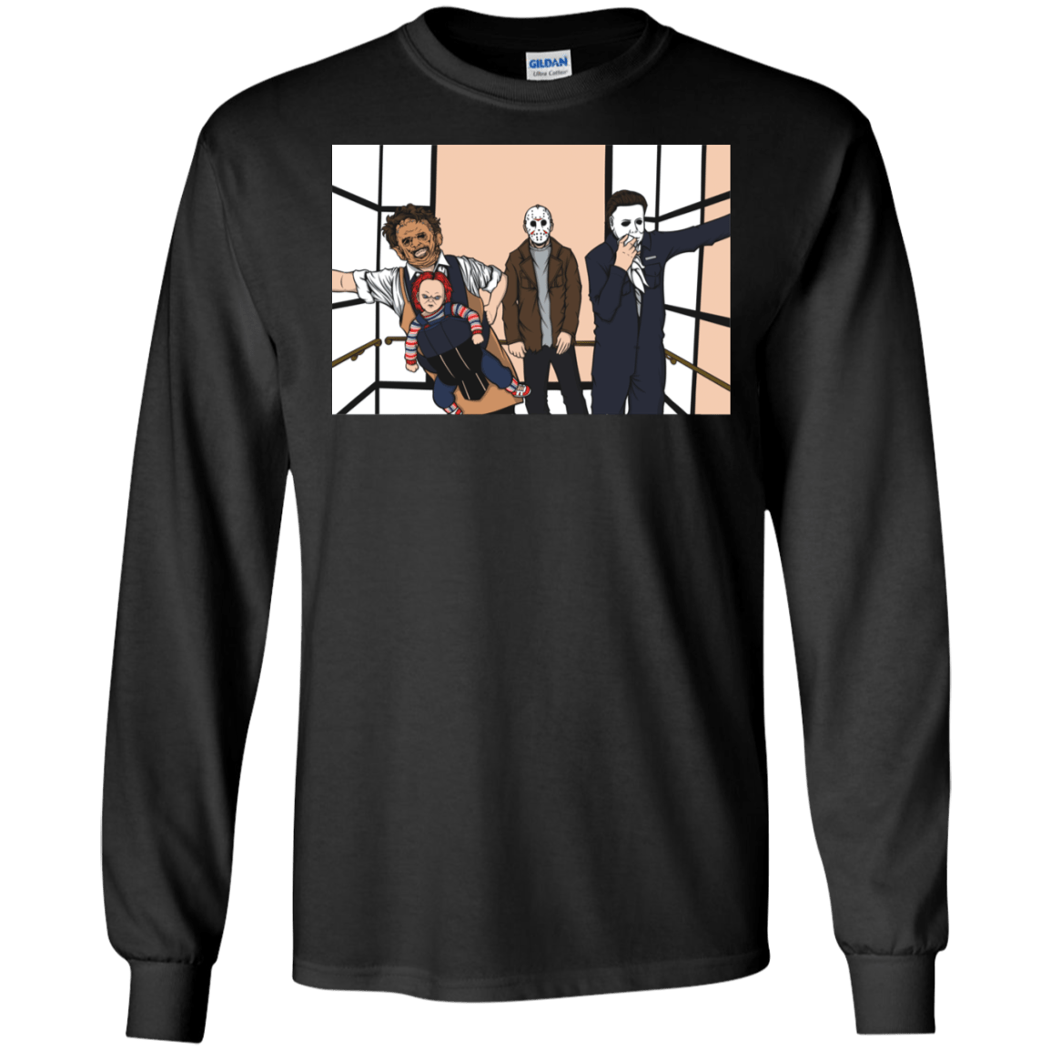 T-Shirts Black / S Horror Pack Men's Long Sleeve T-Shirt