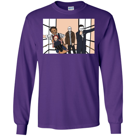 T-Shirts Purple / S Horror Pack Men's Long Sleeve T-Shirt