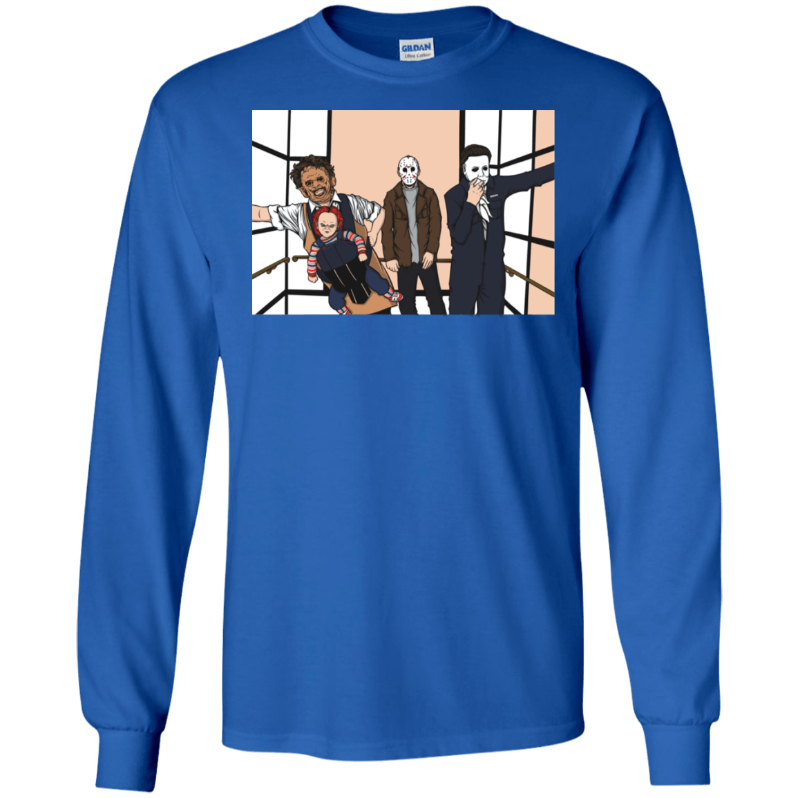T-Shirts Royal / S Horror Pack Men's Long Sleeve T-Shirt