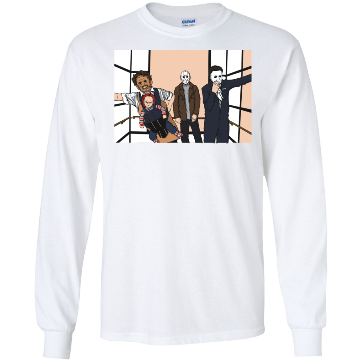 T-Shirts White / S Horror Pack Men's Long Sleeve T-Shirt