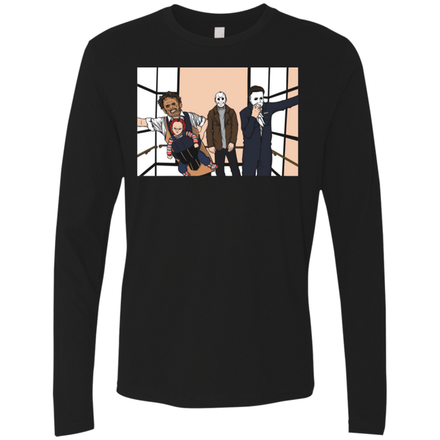 T-Shirts Black / S Horror Pack Men's Premium Long Sleeve