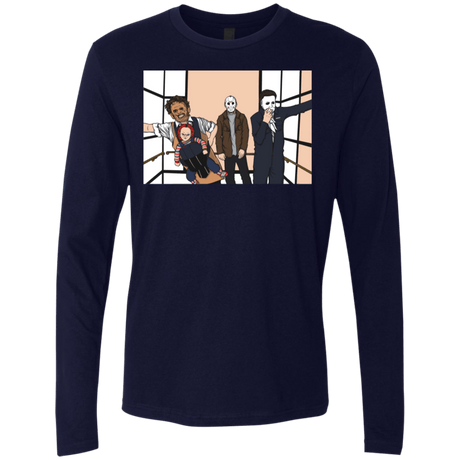 T-Shirts Midnight Navy / S Horror Pack Men's Premium Long Sleeve