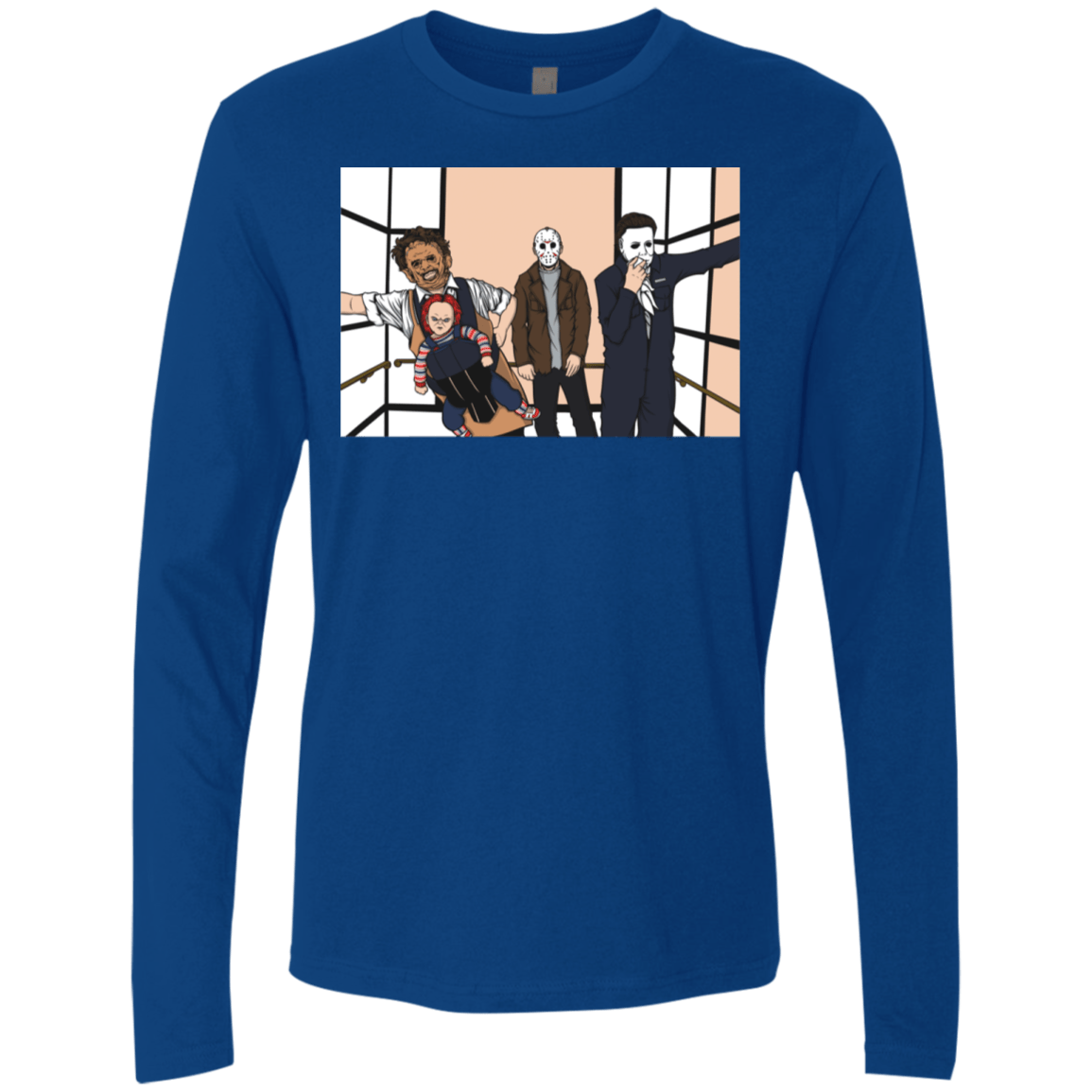 T-Shirts Royal / S Horror Pack Men's Premium Long Sleeve