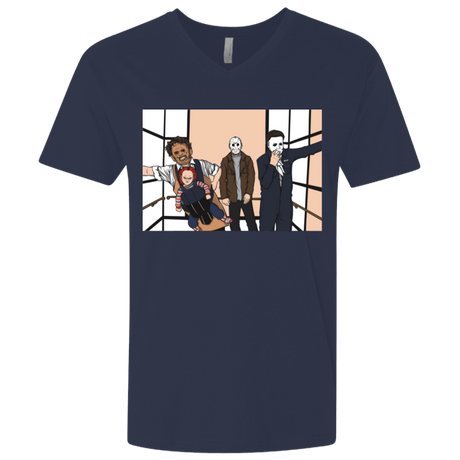 T-Shirts Midnight Navy / X-Small Horror Pack Men's Premium V-Neck