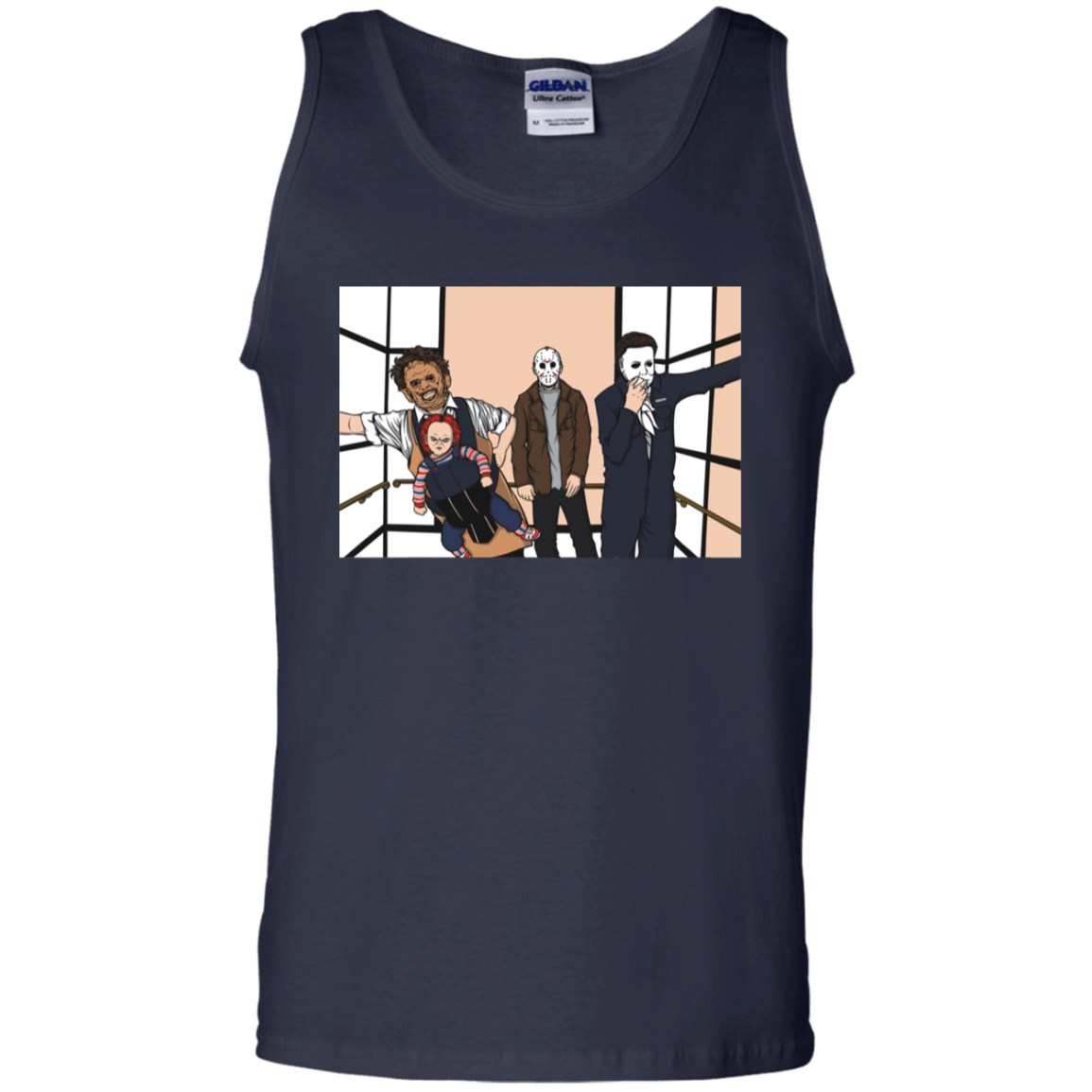 T-Shirts Navy / S Horror Pack Men's Tank Top