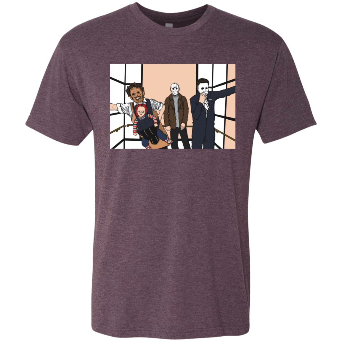 T-Shirts Vintage Purple / S Horror Pack Men's Triblend T-Shirt
