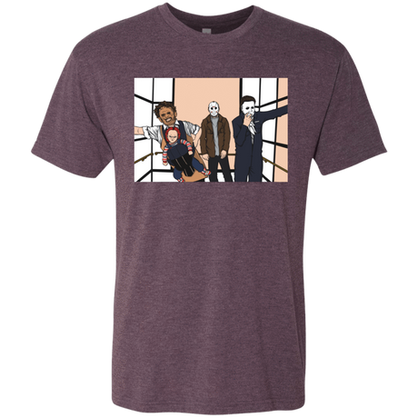 T-Shirts Vintage Purple / S Horror Pack Men's Triblend T-Shirt