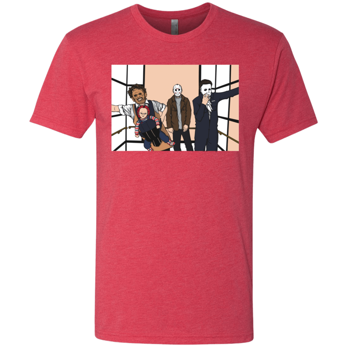 T-Shirts Vintage Red / S Horror Pack Men's Triblend T-Shirt