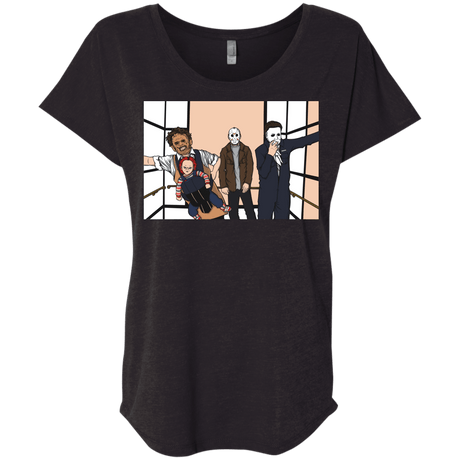 T-Shirts Vintage Black / X-Small Horror Pack Triblend Dolman Sleeve