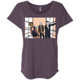 T-Shirts Vintage Purple / X-Small Horror Pack Triblend Dolman Sleeve