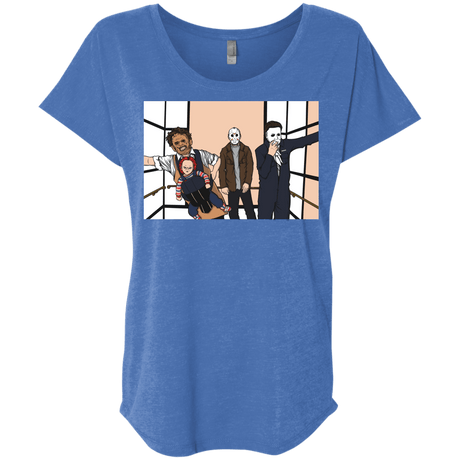 T-Shirts Vintage Royal / X-Small Horror Pack Triblend Dolman Sleeve