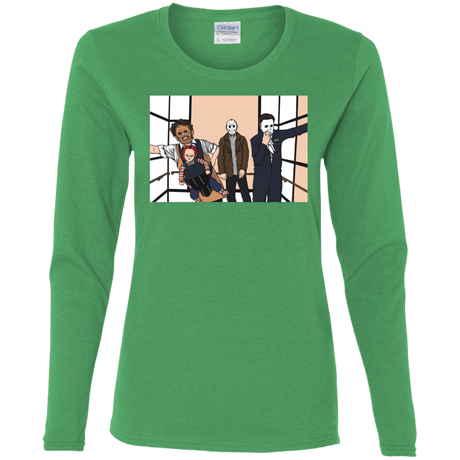 T-Shirts Irish Green / S Horror Pack Women's Long Sleeve T-Shirt
