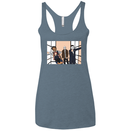 T-Shirts Indigo / X-Small Horror Pack Women's Triblend Racerback Tank