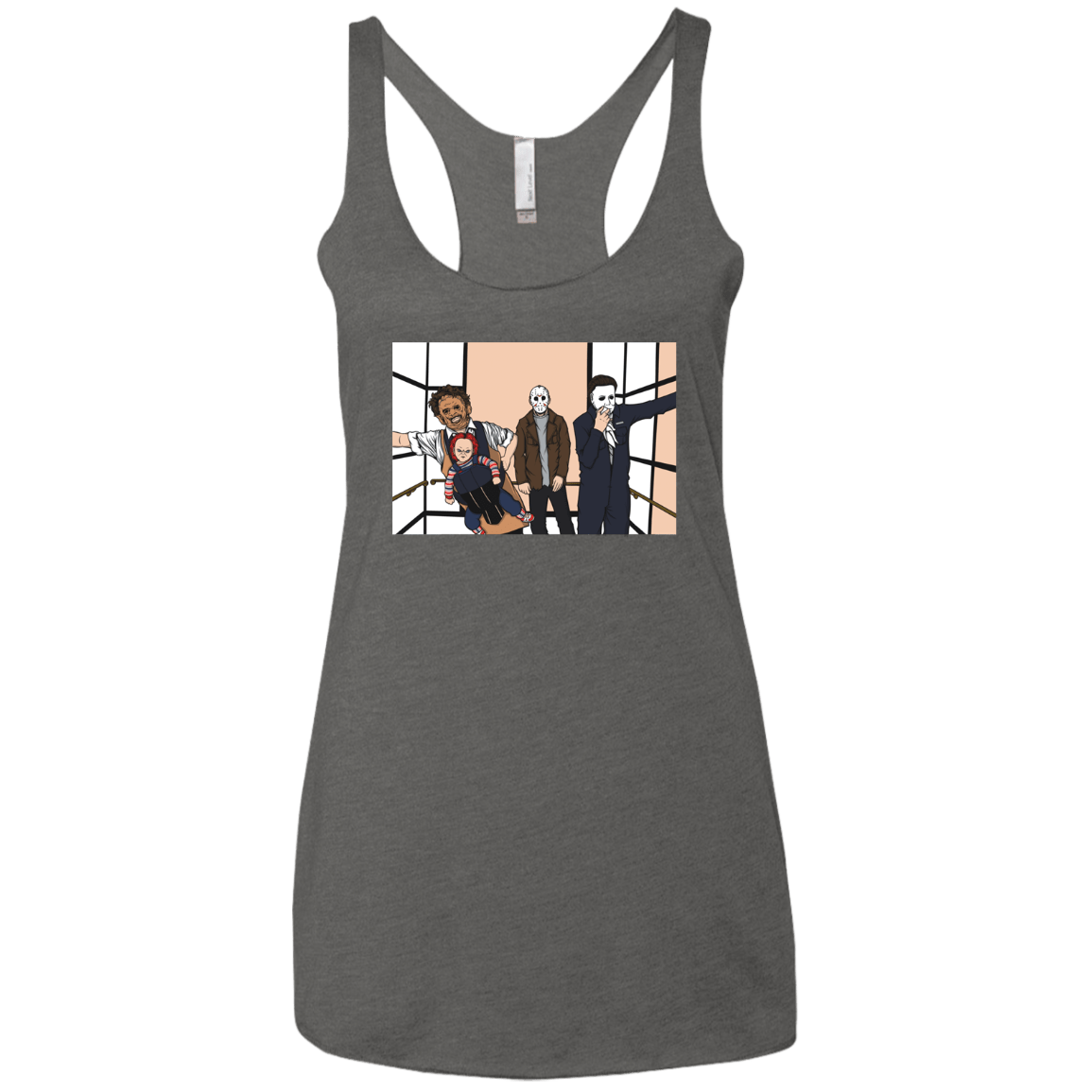 T-Shirts Premium Heather / X-Small Horror Pack Women's Triblend Racerback Tank