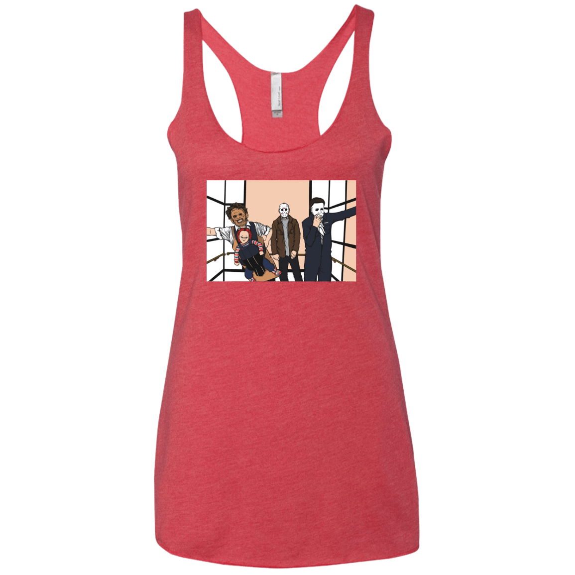 T-Shirts Vintage Red / X-Small Horror Pack Women's Triblend Racerback Tank