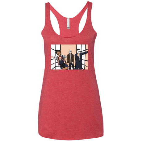 T-Shirts Vintage Red / X-Small Horror Pack Women's Triblend Racerback Tank