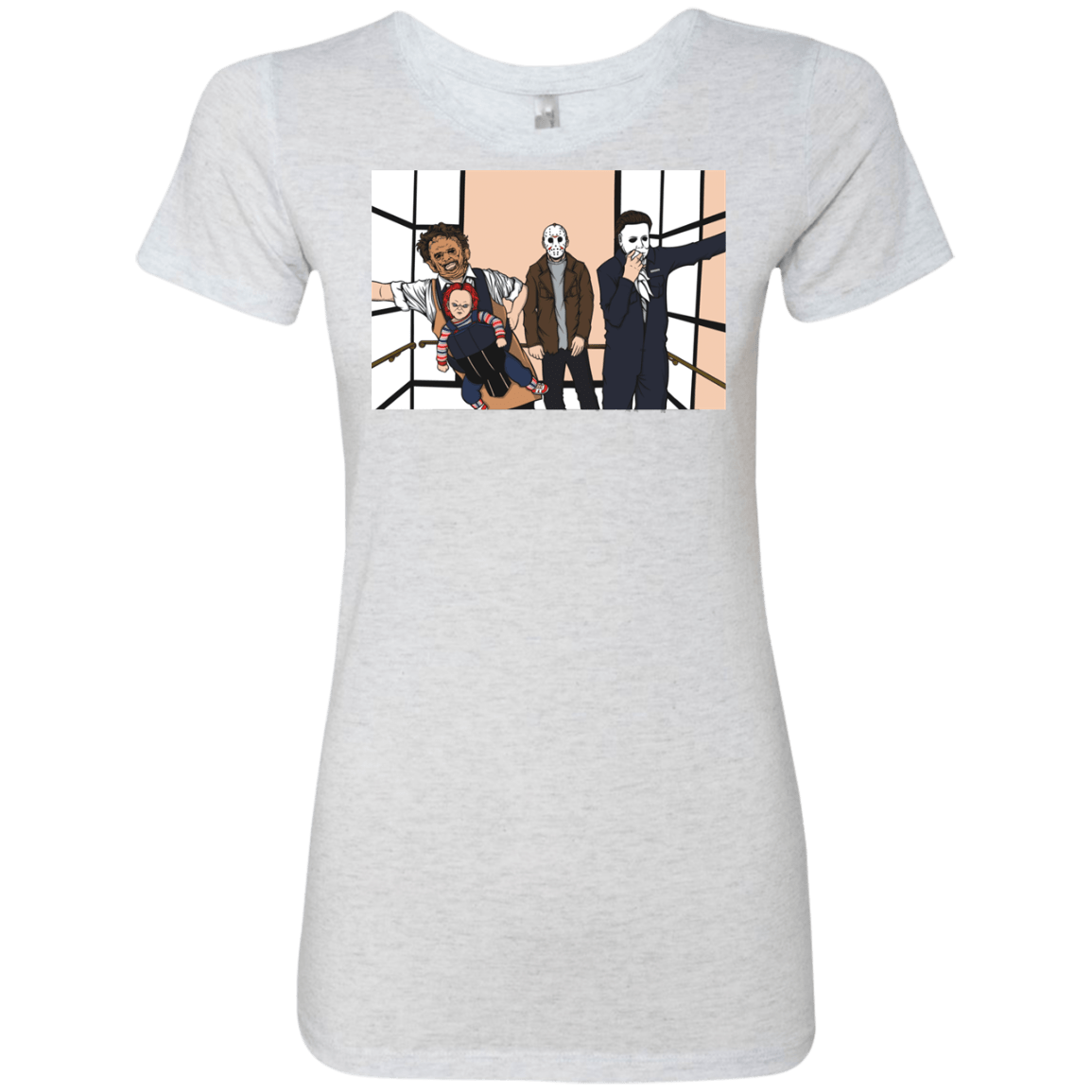 T-Shirts Heather White / S Horror Pack Women's Triblend T-Shirt