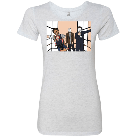 T-Shirts Heather White / S Horror Pack Women's Triblend T-Shirt