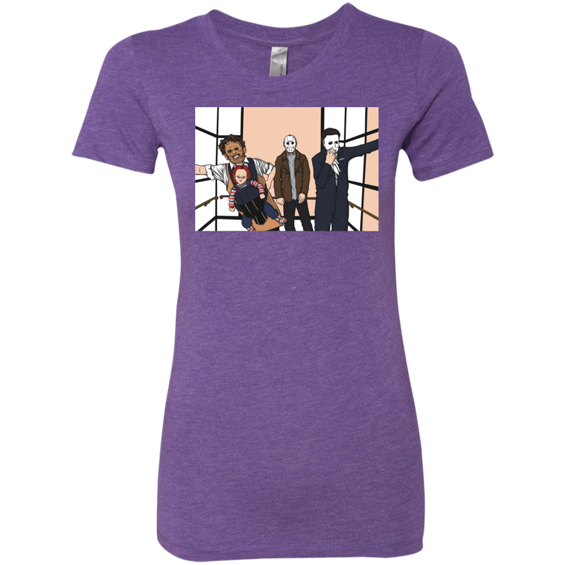T-Shirts Purple Rush / S Horror Pack Women's Triblend T-Shirt