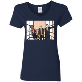 T-Shirts Navy / S Horror Pack Women's V-Neck T-Shirt