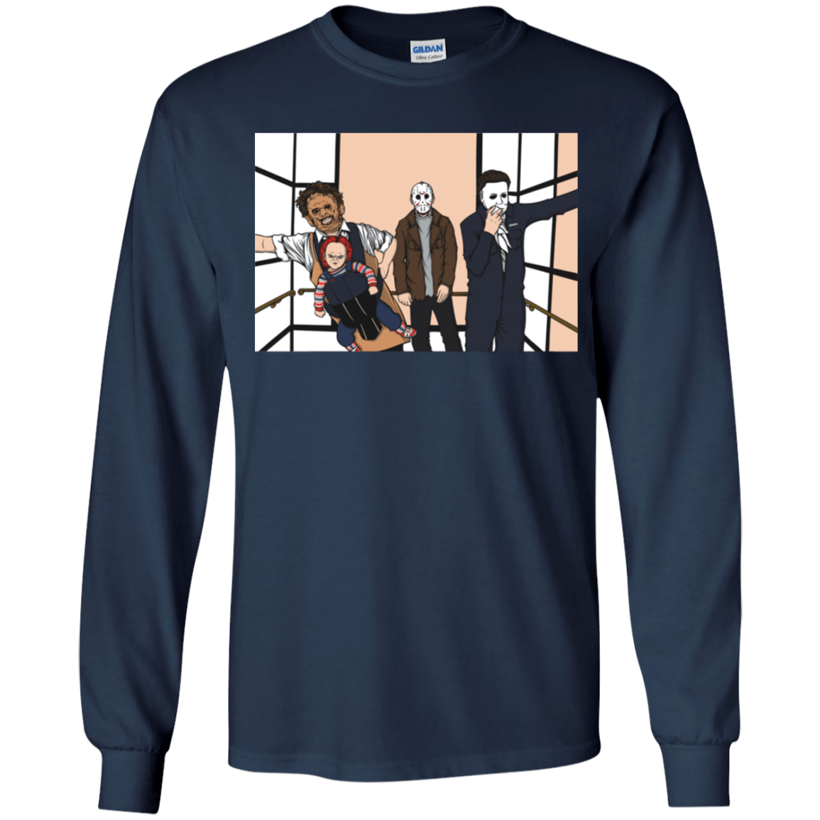 T-Shirts Navy / YS Horror Pack Youth Long Sleeve T-Shirt