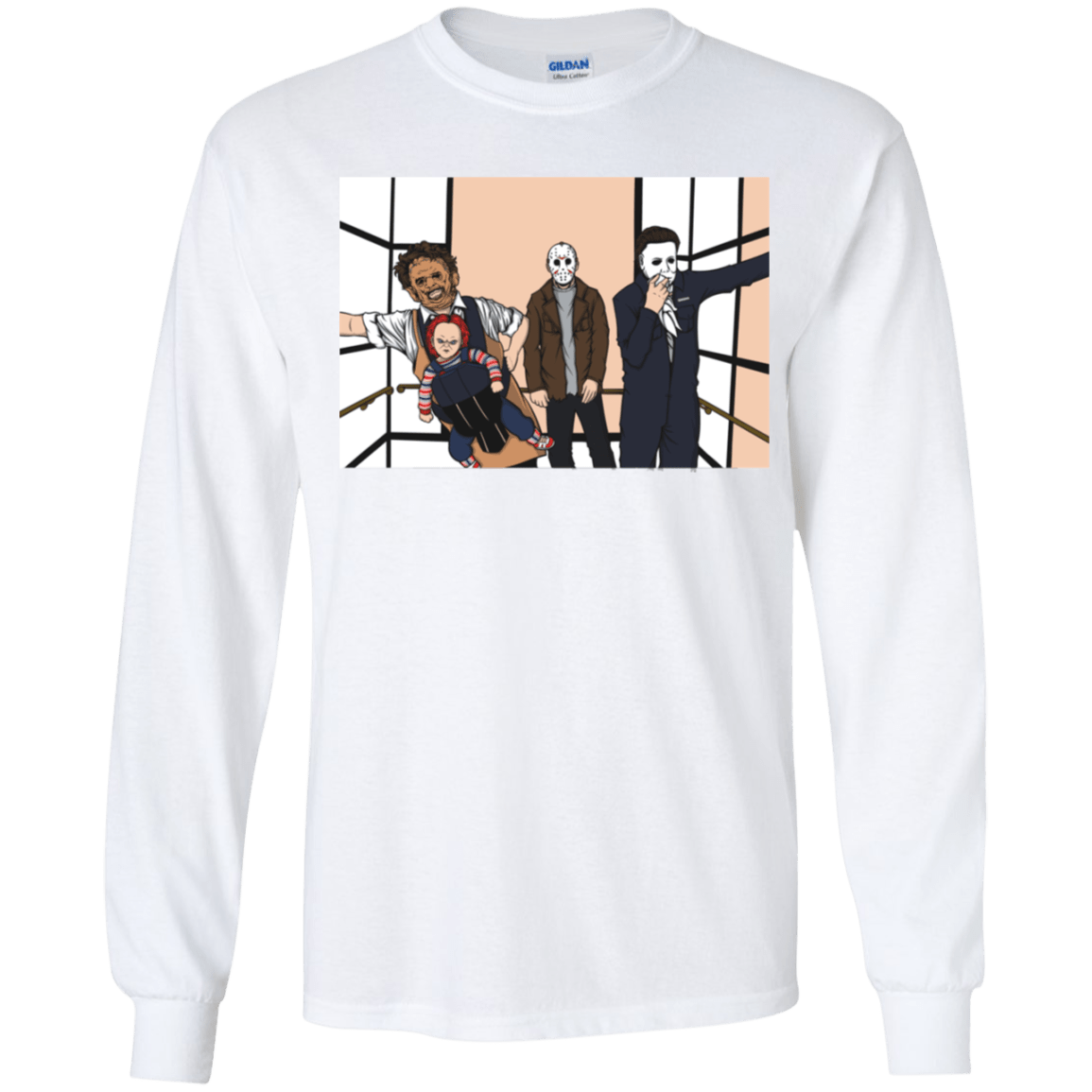 T-Shirts White / YS Horror Pack Youth Long Sleeve T-Shirt