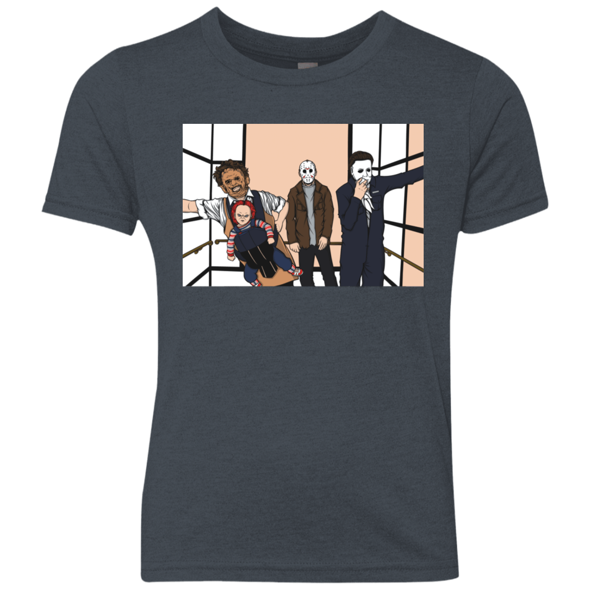 T-Shirts Vintage Navy / YXS Horror Pack Youth Triblend T-Shirt