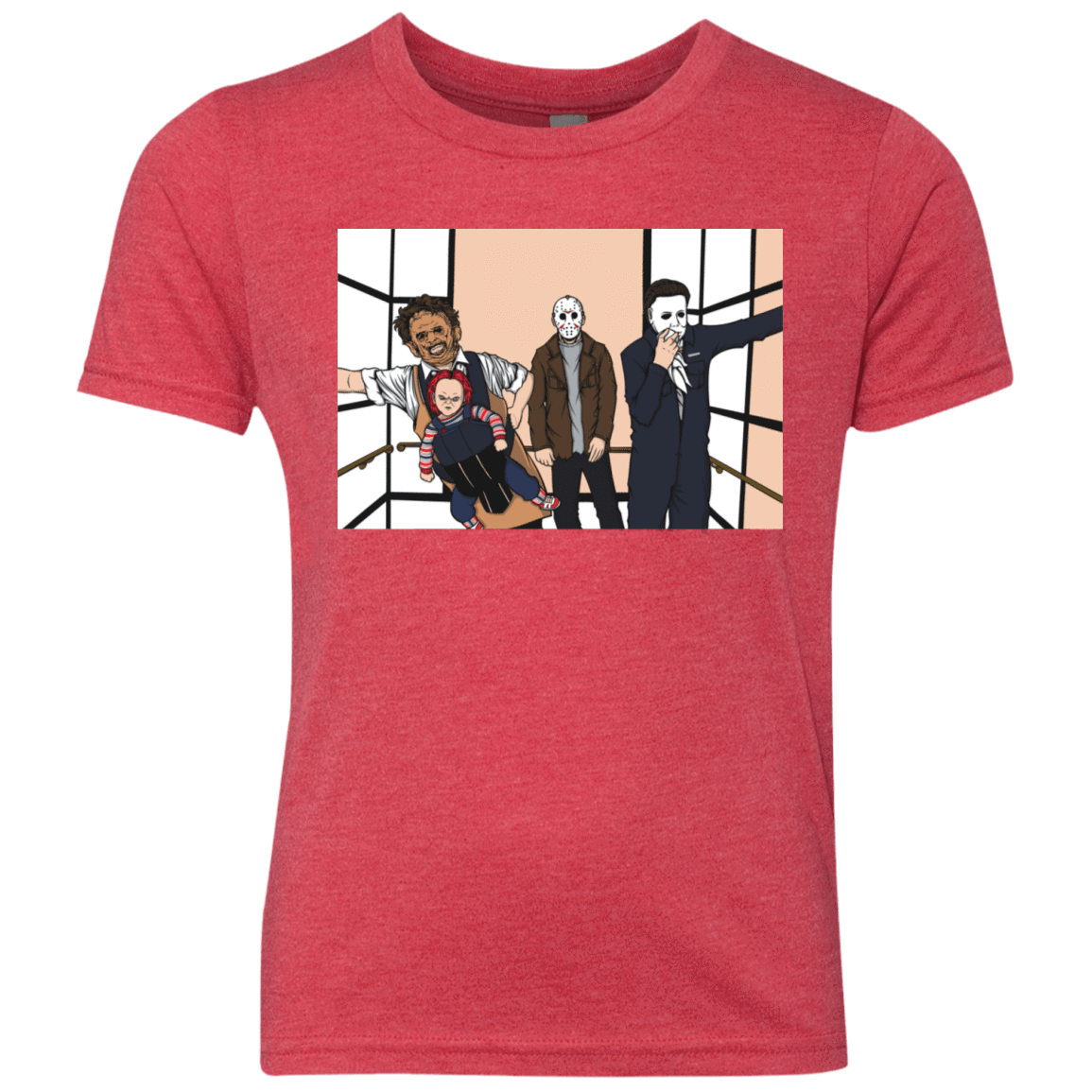 T-Shirts Vintage Red / YXS Horror Pack Youth Triblend T-Shirt