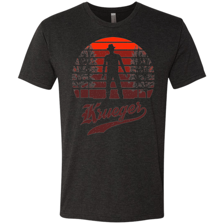 T-Shirts Vintage Black / Small Horror Sun Set Krueger Men's Triblend T-Shirt
