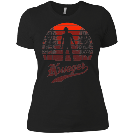 T-Shirts Black / X-Small Horror Sun Set Krueger Women's Premium T-Shirt