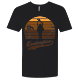 Horror Sun Set Leatherface Men's Premium V-Neck