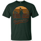 T-Shirts Forest Green / Small Horror Sun Set Leatherface T-Shirt