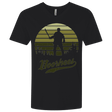 T-Shirts Black / X-Small Horror Sun Set Voorhees Men's Premium V-Neck