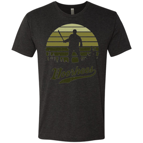 T-Shirts Vintage Black / Small Horror Sun Set Voorhees Men's Triblend T-Shirt