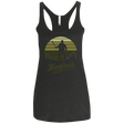 T-Shirts Vintage Black / X-Small Horror Sun Set Voorhees Women's Triblend Racerback Tank