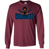 T-Shirts Maroon / S Horse Lords Men's Long Sleeve T-Shirt