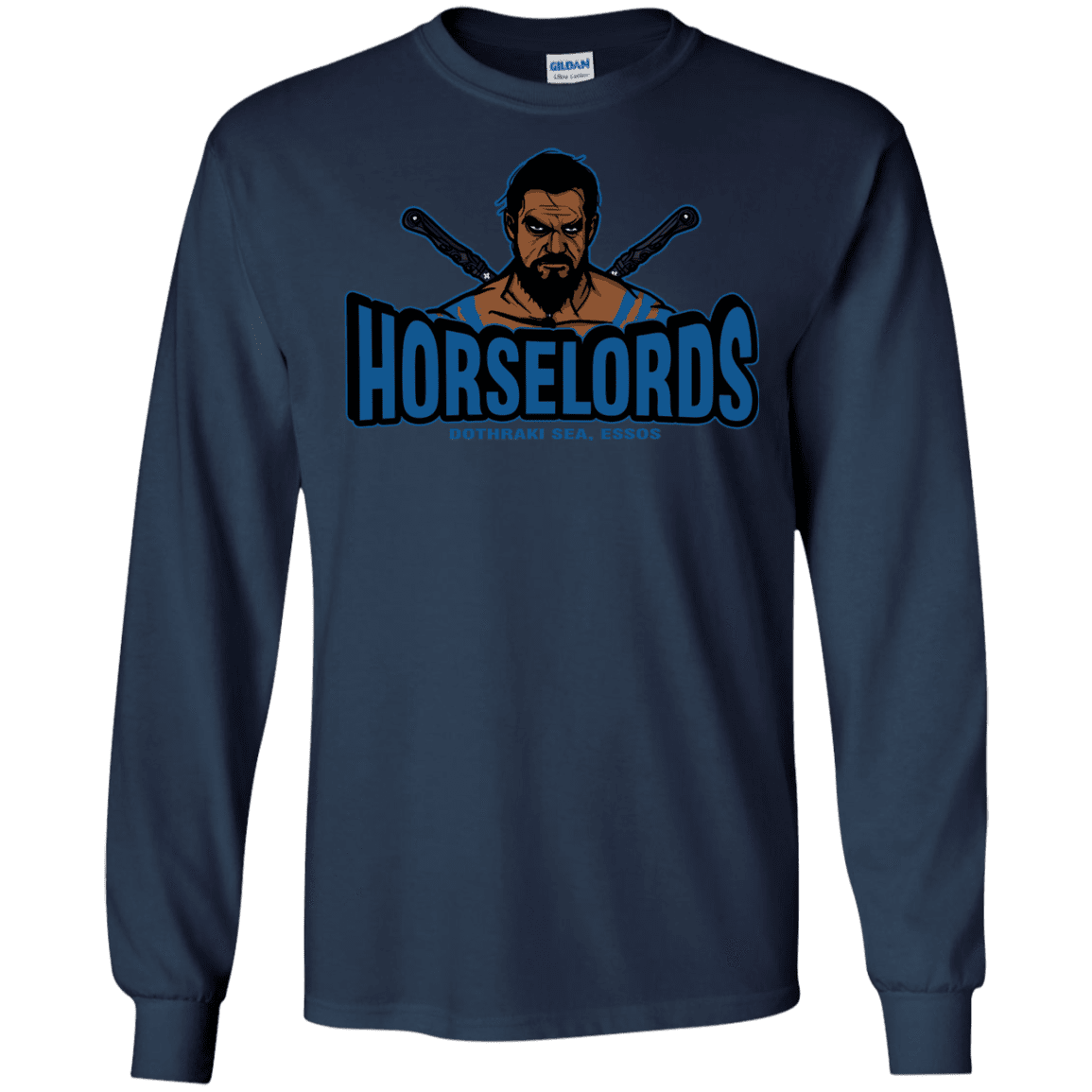 T-Shirts Navy / S Horse Lords Men's Long Sleeve T-Shirt