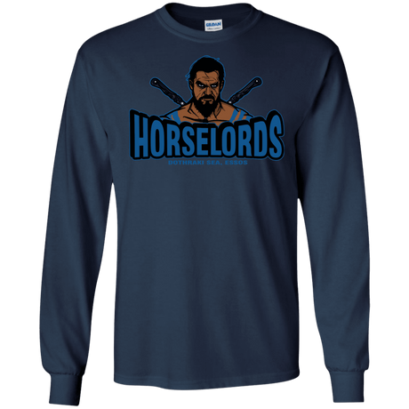 T-Shirts Navy / S Horse Lords Men's Long Sleeve T-Shirt