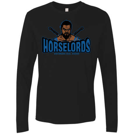 T-Shirts Black / S Horse Lords Men's Premium Long Sleeve