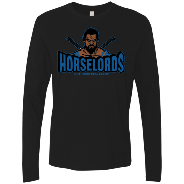T-Shirts Black / S Horse Lords Men's Premium Long Sleeve