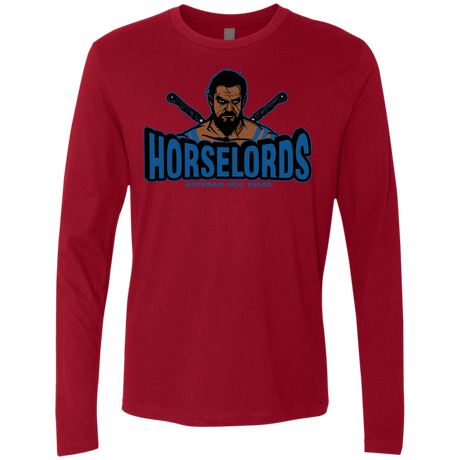 T-Shirts Cardinal / S Horse Lords Men's Premium Long Sleeve