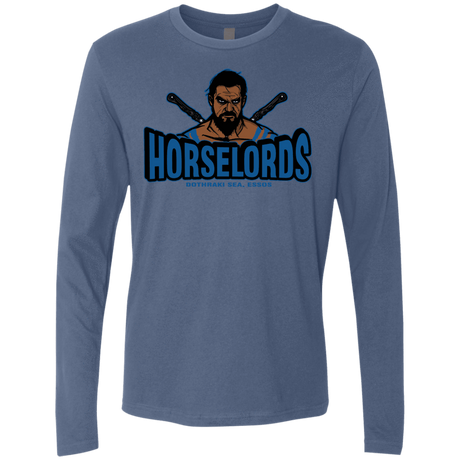 T-Shirts Indigo / S Horse Lords Men's Premium Long Sleeve