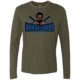 T-Shirts Military Green / S Horse Lords Men's Premium Long Sleeve
