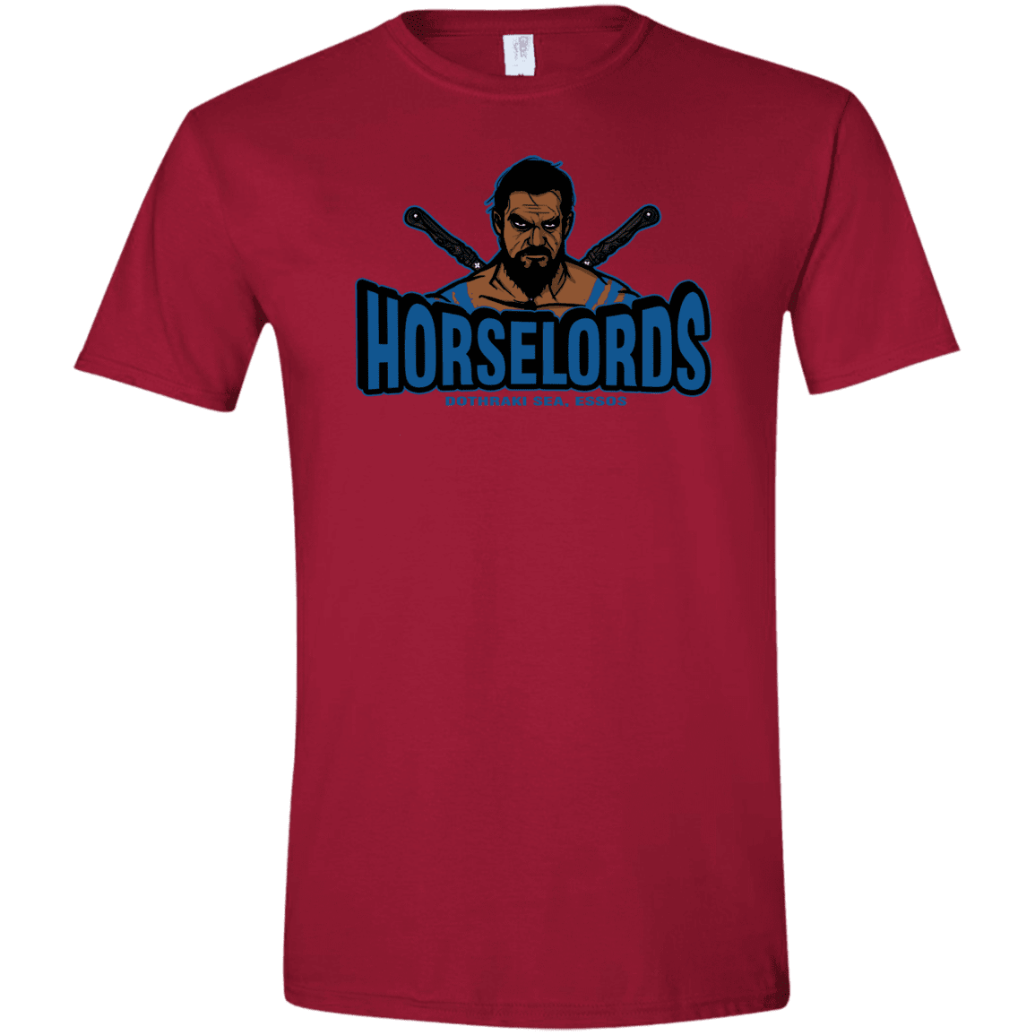 T-Shirts Cardinal Red / S Horse Lords Men's Semi-Fitted Softstyle