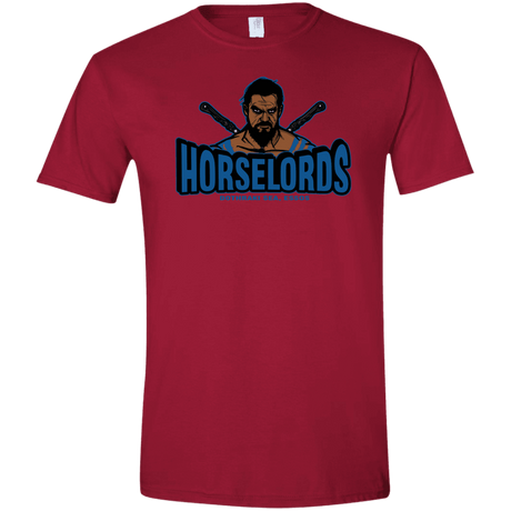 T-Shirts Cardinal Red / S Horse Lords Men's Semi-Fitted Softstyle