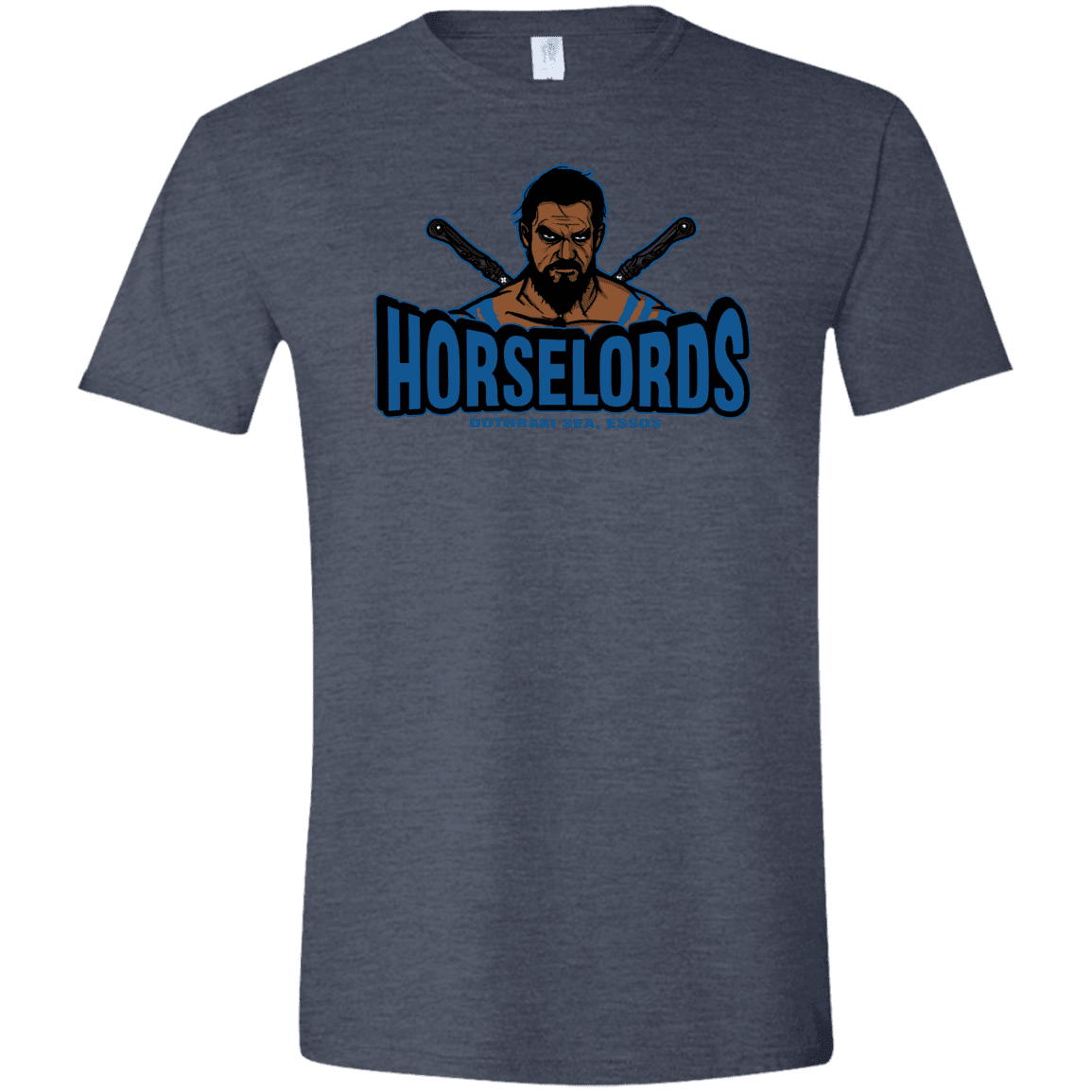 T-Shirts Heather Navy / S Horse Lords Men's Semi-Fitted Softstyle