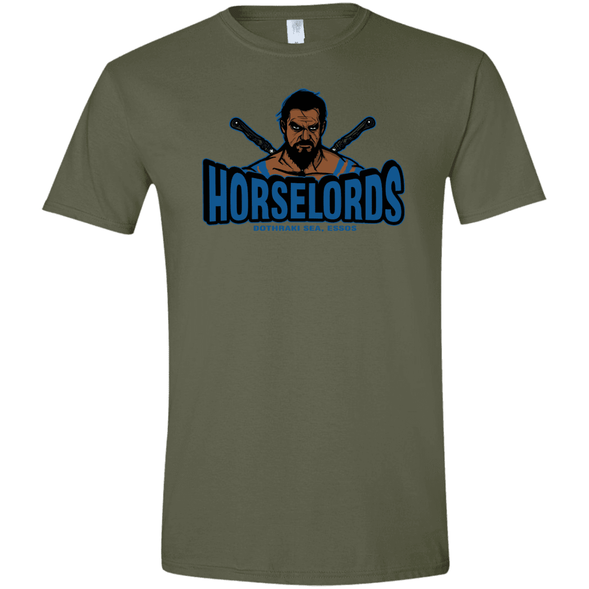 T-Shirts Military Green / S Horse Lords Men's Semi-Fitted Softstyle